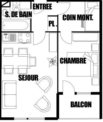 Apartements ANDROMEDE - Flaine Forêt 1700