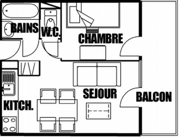 Apartements MONT BLANC - Les Carroz d'Araches