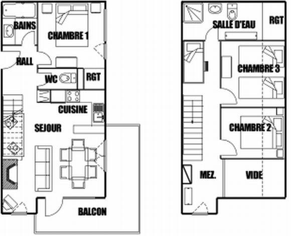 Apartements SABLETS - Les Carroz d'Araches