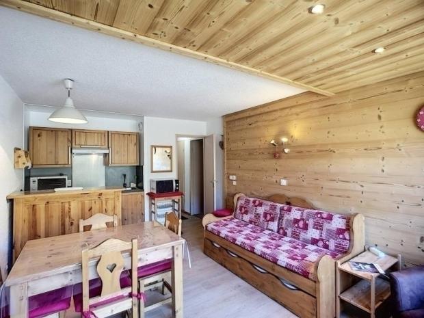 Les Menuires 2 pièces 4 personnes 30m² 1 chambre wifi gratuit - Les Menuires Reberty 1850