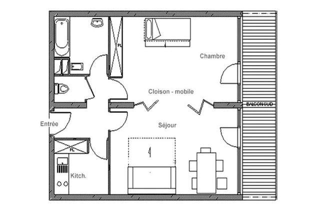 Apartements ALPAGES - Les Menuires Croisette