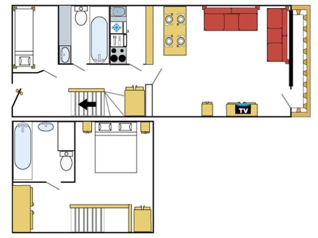 Center Val d'Isère - Near snow and shops, apartment for 4-6 people FR-1-519-19 - Val d'Isère Centre