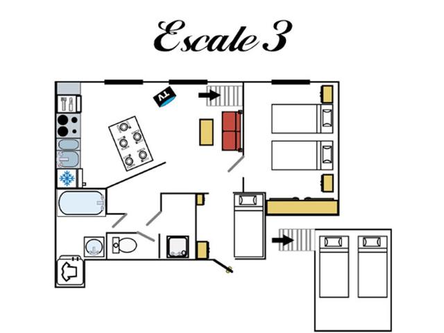 Apartment Val-d'Isère, 1 bedroom, 6 persons - Val d'Isère Centre