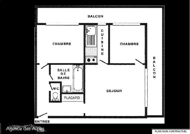 Apartements OISANS - Les Menuires Croisette