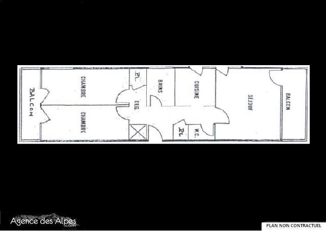 Apartements PELVOUX - Les Menuires Croisette