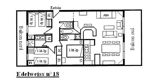 Appartment Edelweiss MRB250-018 - Méribel Centre 1600