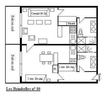 Appartment Brimbelles MRB070-010 - Méribel Centre 1600