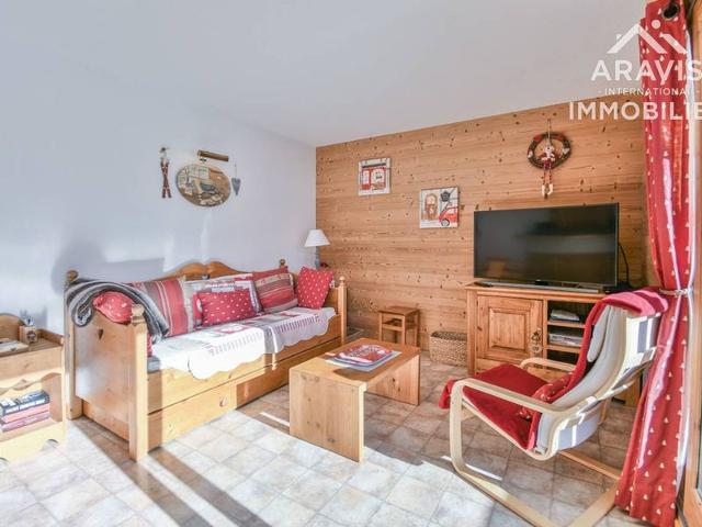 Ski-in/Ski-out Apartment with Balcony & Garage, Sleeps 4 FR-1-391-110 - Le Grand Bornand