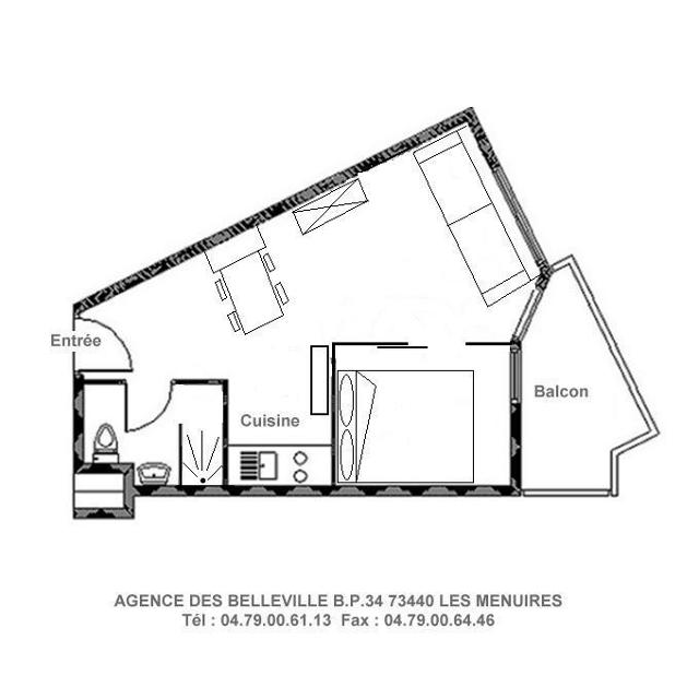 Apartements MEDIAN - Les Menuires Reberty 1850