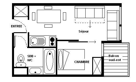 Apartements MEDIAN - Les Menuires Reberty 1850