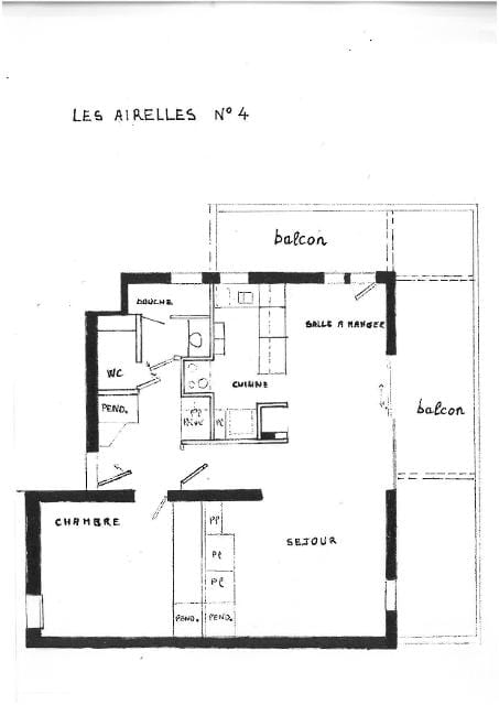 Apartements LES AIRELLES - Méribel Centre 1600
