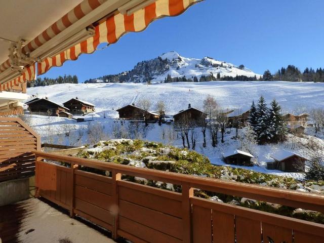 Modern 2BR + Mountain Alcove, 43m², Garage - Sleeps 6, Near Ski Slopes and Shops FR-1-458-142 - Le Grand Bornand