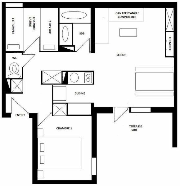 Apartements LES ROCHES - Plagne - Montchavin