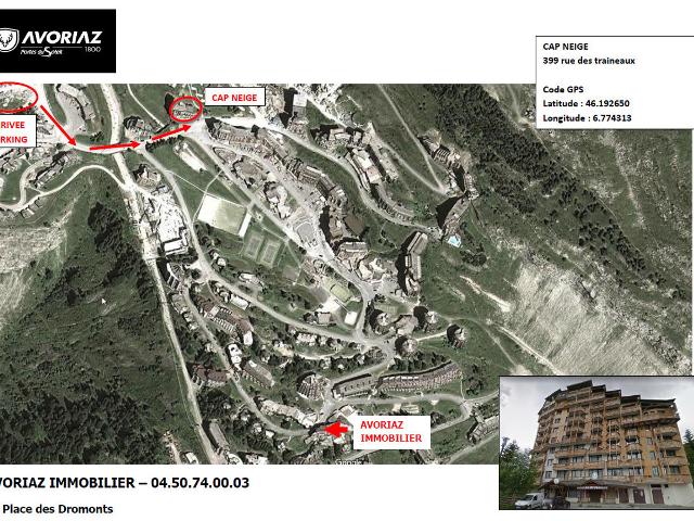 Avoriaz: Cozy apartment 4 people, Wifi, balcony, dishwasher FR-1-633-4 - Avoriaz