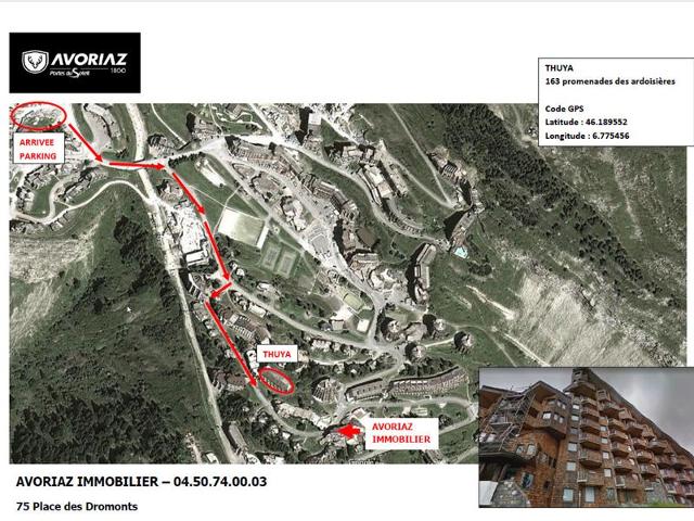 Charming Apartment in Avoriaz - Village des Dromonts, Sleeps 5, 42m² with South-West Balcony FR-1-633-5 - Avoriaz