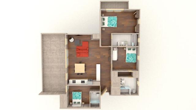 Apartements LA GRANGE DE MERIBEL - Méribel Village 1400