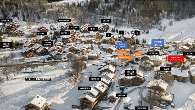 Apartements LA GRANGE DE MERIBEL - Méribel Village 1400