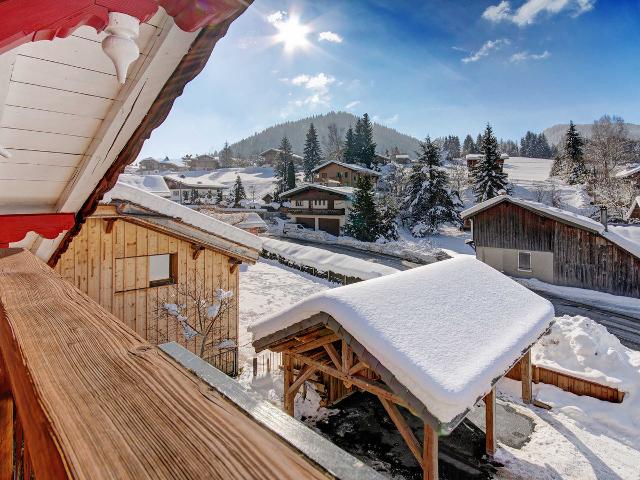 Sauna et jacuzzi pour cet apt en duplex dans chalet proche navette - Morzine