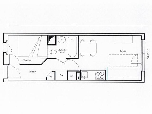 Cozy South-Facing Apartment for 4, Near Ski Lifts and Shops in Avoriaz FR-1-634-49 - Avoriaz