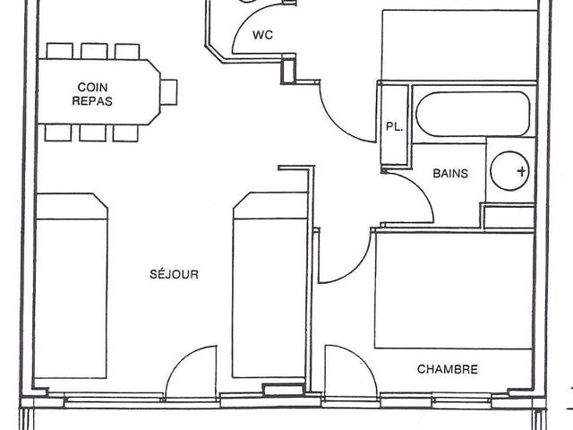 Renovated apartment for 6, balcony, ski-in/ski-out, quiet area FR-1-634-15 - Avoriaz
