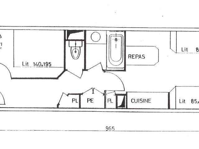 2-room flat for 4 with balcony and panoramic views FR-1-634-36 - Avoriaz