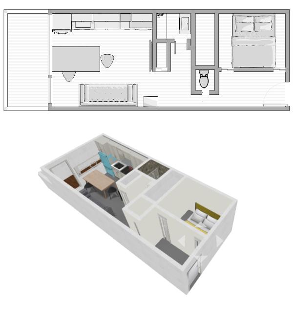 Apartements CHANTELOUVE 400016 - Val d'Isère Centre