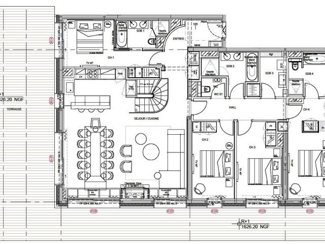 Résidence Les Grands Chalets des Pistes - Méribel Les Allues 1200