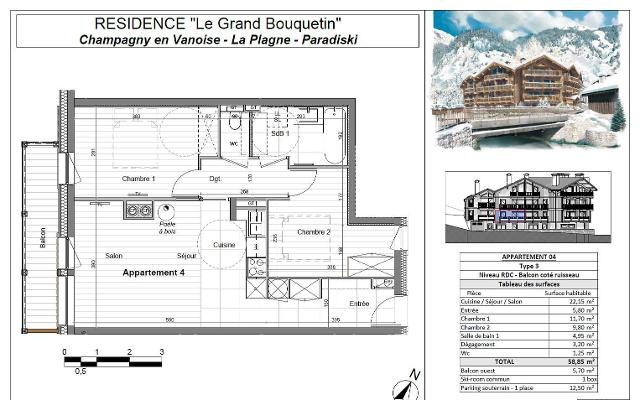Apartements LE GRAND BOUQUETIN - Plagne - Champagny en Vanoise