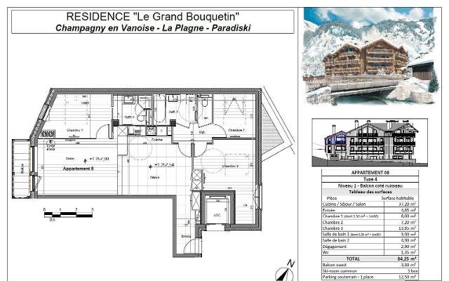 Apartements LE GRAND BOUQUETIN - Plagne - Champagny en Vanoise