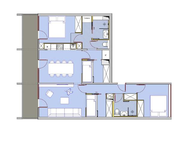 Apartment Burons 709/718 - Les Menuires Croisette