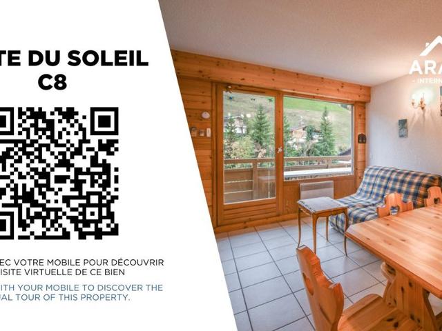 Cozy Apartment for 4 with South-Facing Balcony, Near Slopes in Le Grand-Bornand FR-1-391-166 - Le Grand Bornand