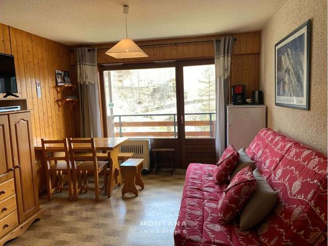 Cozy studio for 4 with balcony, peaceful and near slopes FR-1-458-177 - Le Grand Bornand