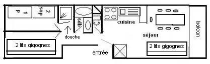 Residence Les Ecrins - Plagne Centre
