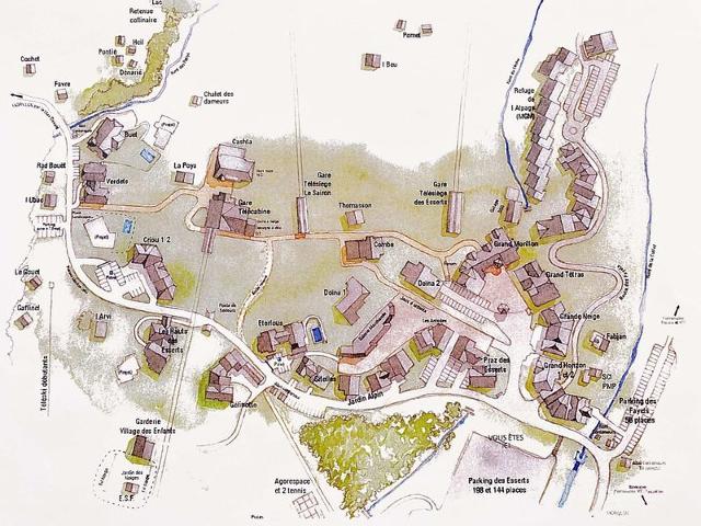 2-Bedroom Apartment for 6 in Les Jardins Alpins, Morillon 1100, Near Ski Lifts FR-1-412-84 - Morillon Village