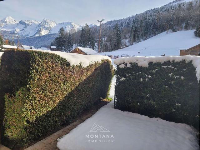 Charming Studio with Garden, Near Ski Trails, Grand Bornand Center, Sleeps 5 FR-1-458-184 - Le Grand Bornand