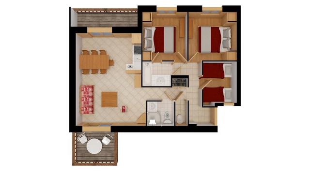 Apartements FERM B - Méribel Village 1400