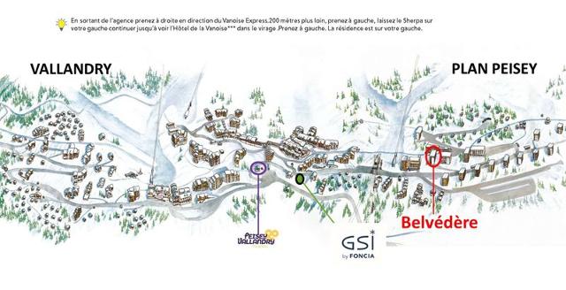 Appartment Belvedere PVA-BEL032 - Plan Peisey