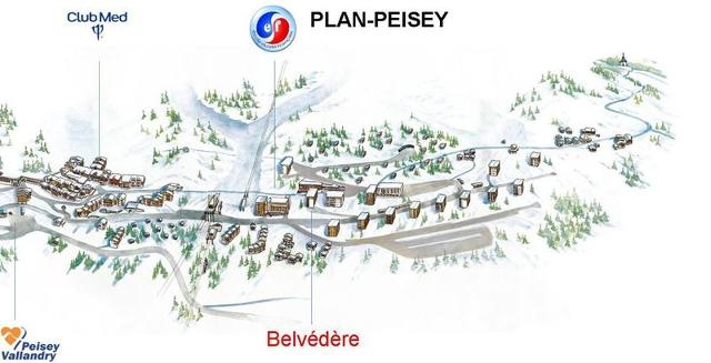 Appartment Belvedere PVA-BEL032 - Plan Peisey
