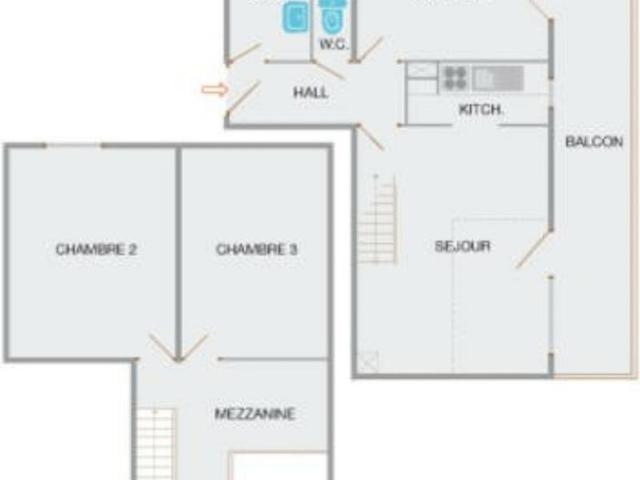 3-bedroom apartment at the foot of the slopes with balcony - Le Grand-Bornand FR-1-467-59 - Le Grand Bornand