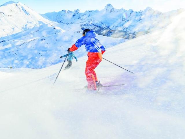 Cozy studio with balcony in Grand-Bornand, pets allowed, private parking FR-1-467-75 - Le Grand Bornand