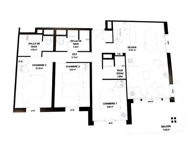 Apartements LES TERRASSES D'eos - Flaine Montsoleil 1750