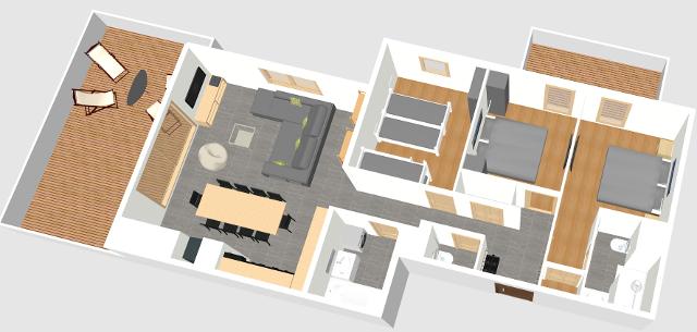 Apartements LE MANAKA - Plagne Montalbert