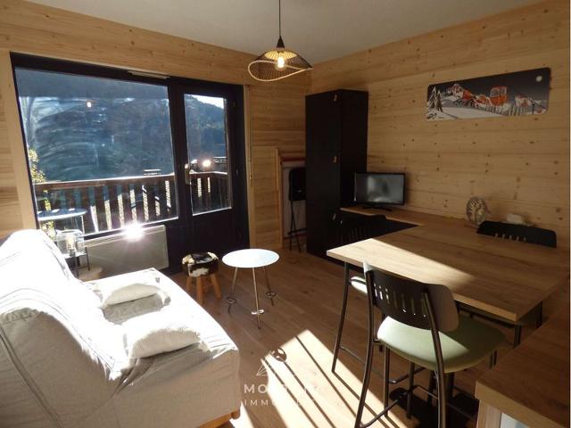 Renovated studio for 4 in Grand-Bornand, balcony, ski locker FR-1-458-194 - Le Grand Bornand