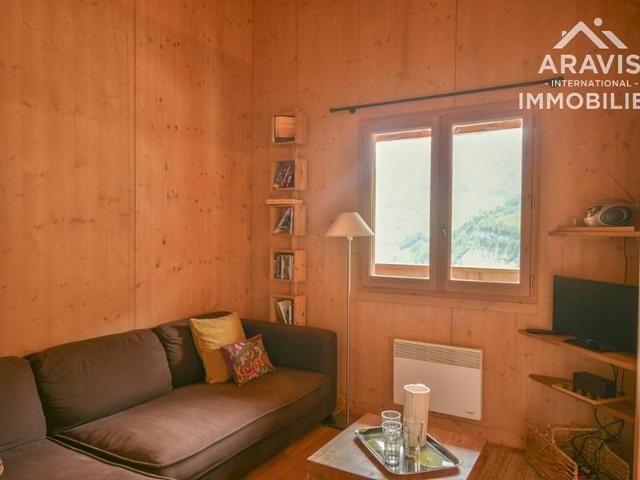 Cozy Apartment, 50m from Slopes, Sleeps 5, Fully Equipped Kitchen FR-1-391-183 - Le Grand Bornand
