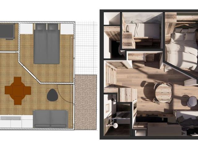 Superb Ski-In/Ski-Out Apartment with Covered Parking and WiFi in Val-d'Isère FR-1-694-317 - Val d'Isère Centre