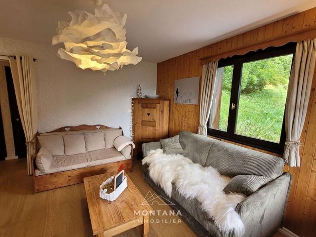 Renovated T2 in Le Grand-Bornand with balcony, parking and terrace, 4 people, near village FR-1-458-205 - Le Grand Bornand