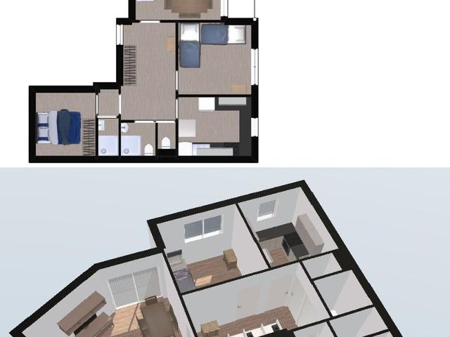 Spacious 3-Room Apartment with Balcony, Parking, and WiFi in Val-d'Isère FR-1-694-33 - Val d'Isère Centre