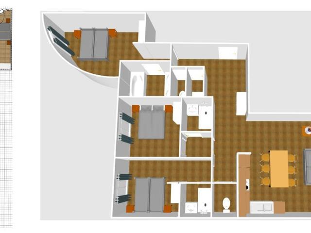 Luxurious 3BR Apartment with Fireplace, Balcony & Mountain Views in Val-d'Isère FR-1-694-65 - Val d'Isère Centre