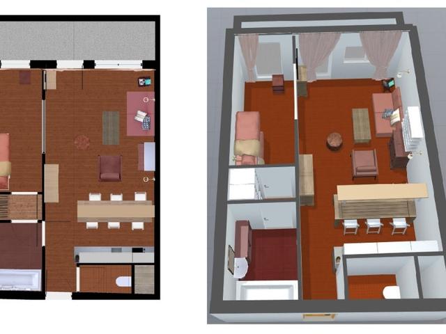 Ski-in/ski-out apartment in La Daille with balcony and equipped kitchen FR-1-694-175 - Val d'Isère La Daille