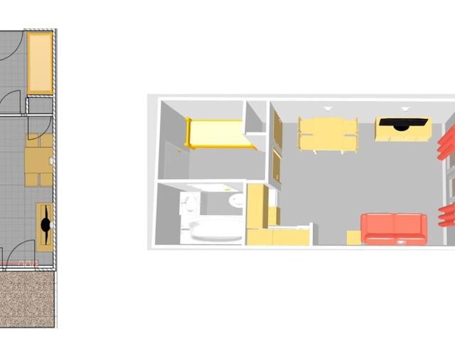 Cozy Studio with Balcony at the Foot of La Daille Slopes FR-1-694-179 - Val d'Isère La Daille